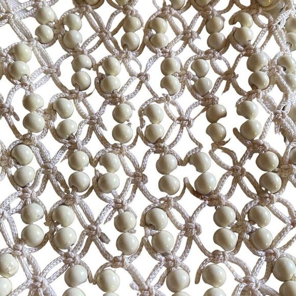 Vintage ADG beaded macrame bag made in Japan - Picture 5 of 7